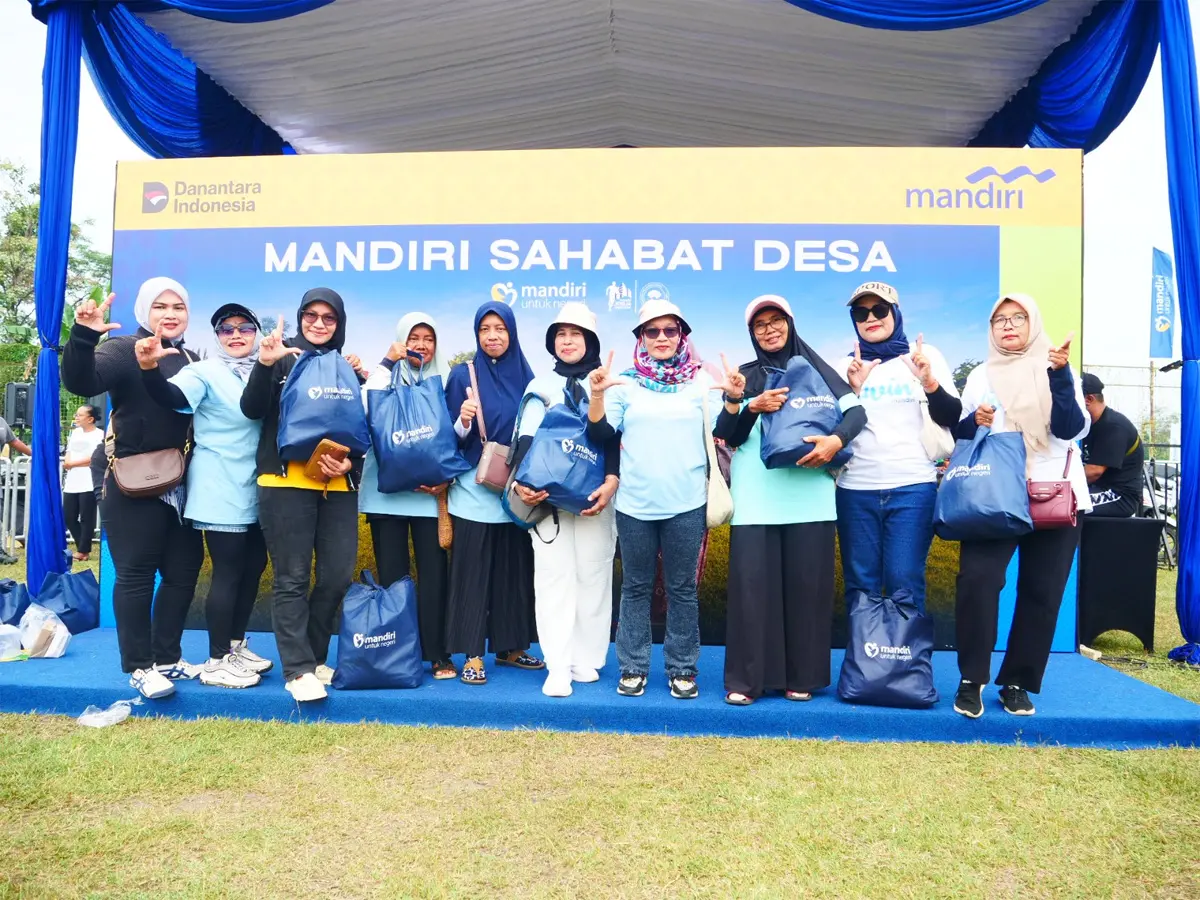 Program Mandiri Sahabat Desa yang menjadi bagian dari Mandiri Jogja Marathon 2026 yang akan digelar pada 21 Juni 2026 di kawasan Candi Prambanan merupakan upaya Bank Mandiri memberikan manfaat bagi masyarakat 28 desa di sepanjang rute lomba. (Istimewa).