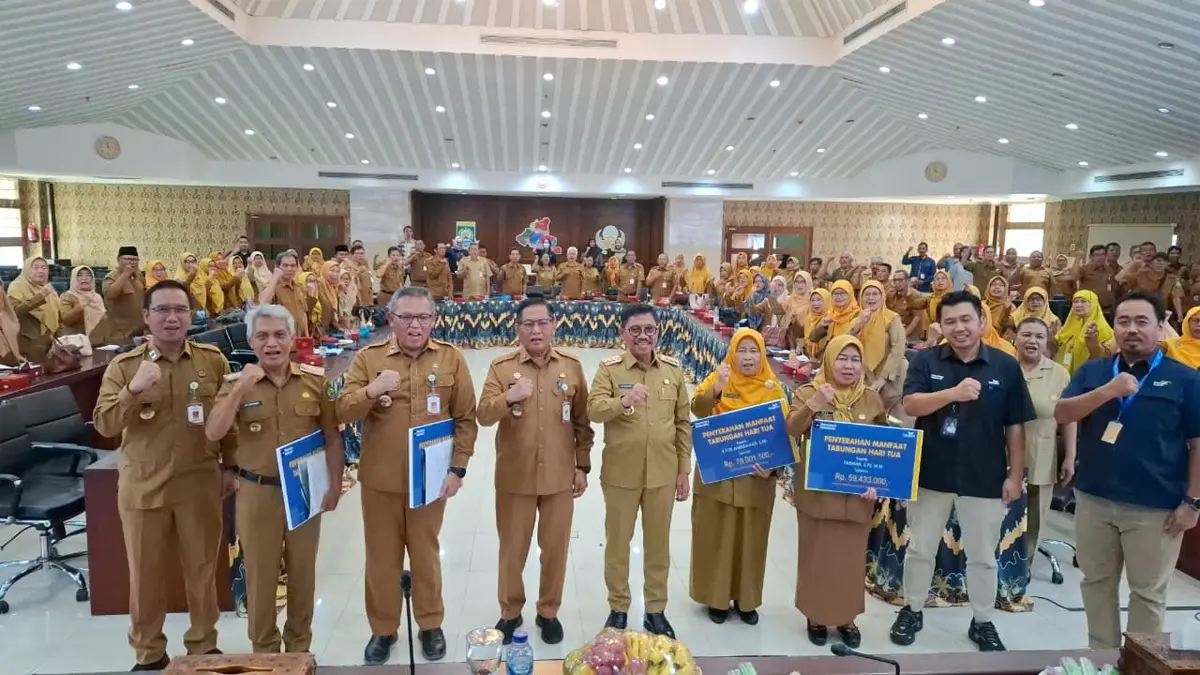 Pemkot Tangerang menggelar Sosialisasi Ketaspenan dan Penyerahan Surat Keputusan (SK) Pensiun bagi 99 aparatur sipil negara (ASN) yang akan memasuki masa purna bakti, periode 1 Agustus sampai dengan 1 Oktober 2026. (Istimewa). 