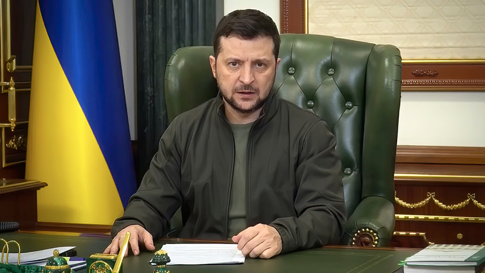 Presiden Ukraina Volodymyr Zelensky mengatakan status Rusia sebagai ketua Dewan Keamanan (DK) PBB pada April 2023 adalah hal absurd yang menunjukkan badan dunia tersebut mengalami kebangkrutan. - Image