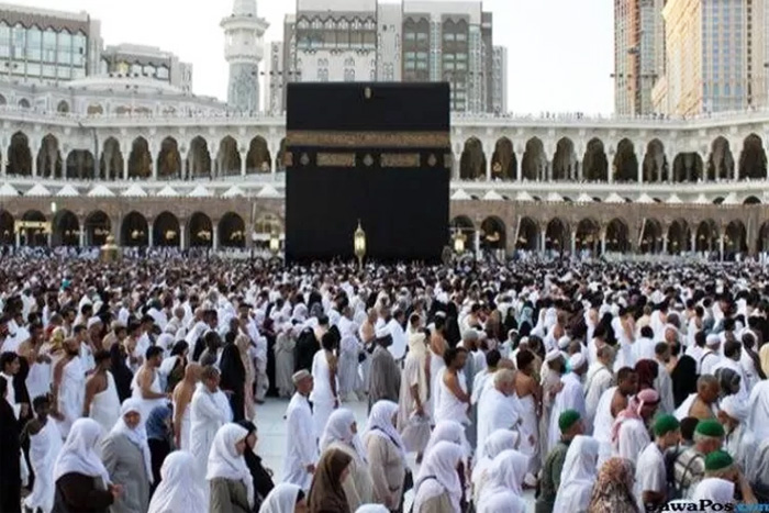 Ilustrasi ibadah haji. - Image