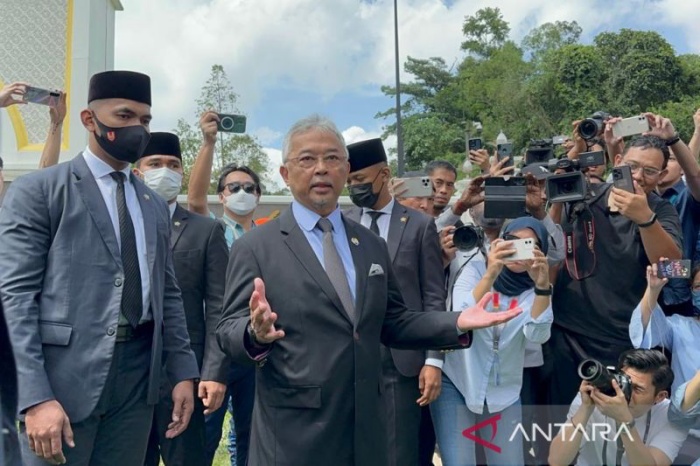 Raja Malaysia Yang di-Pertuan Agong Al-Sultan Abdullah menyampaikan rasa duka cita dan mengutuk keras serangan terbaru Israel. (ANTARA) - Image