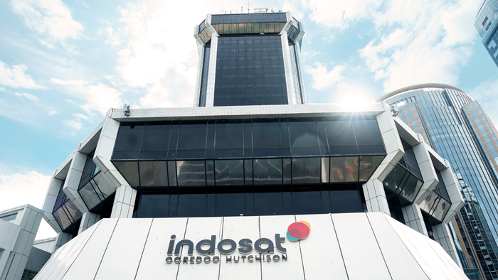 Ilustrasi logo Indosat Ooredoo Hutchinson - Image