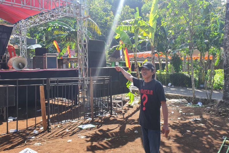 Lokasi penembakan di Desa Nglindur, Kapanewon Girisubo, Kabupaten Gunungkidul. - Image
