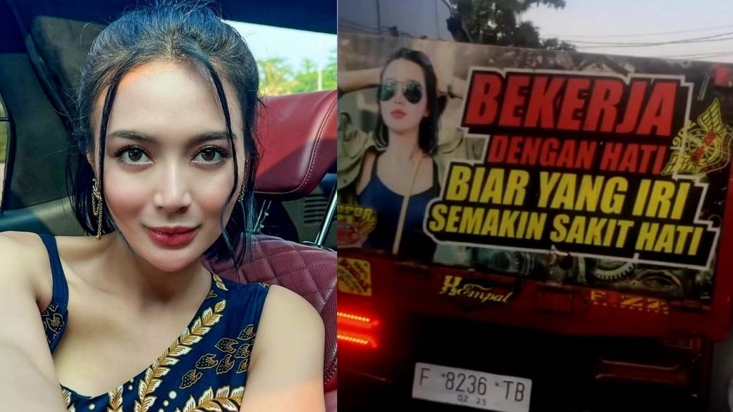 Wika Salim senang sosoknya banyak dilukis di bagian belakang badan truk. (Istimewa) - Image