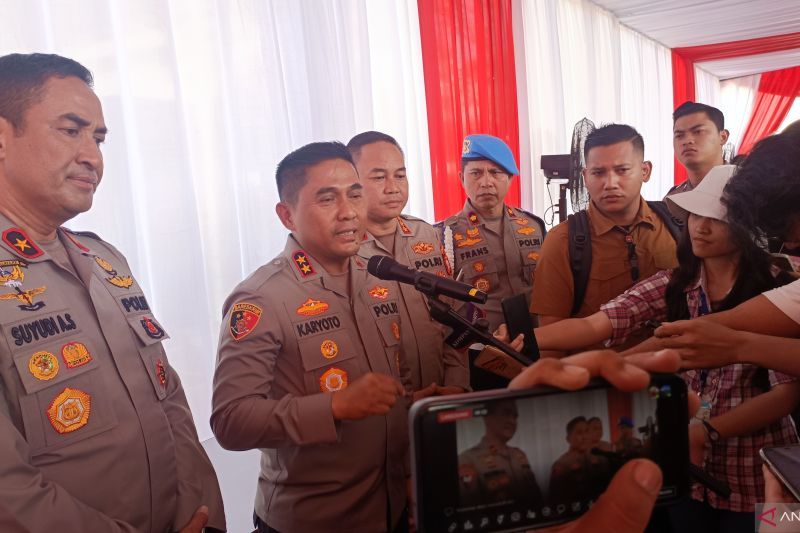 Kapolda Metro Jaya Irjen Pol Karyoto saat diwawancarai di Jakarta, Selasa (20/6/2023). ANTARA/Ilham Kausar - Image