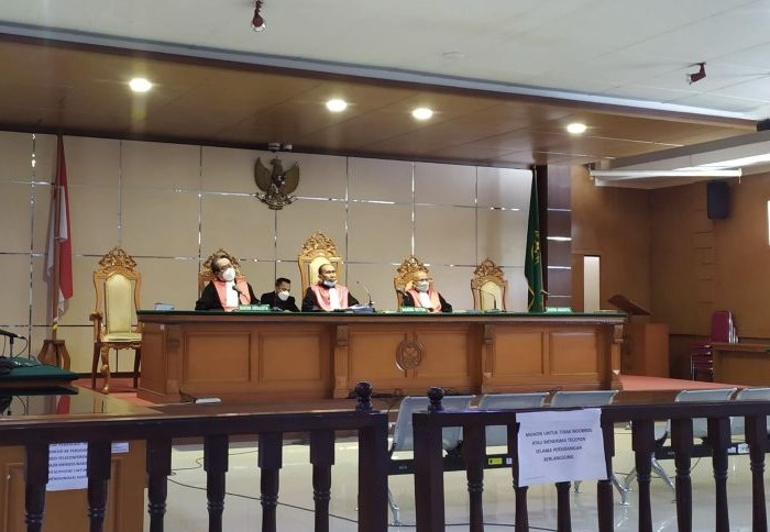Persidangan di Pengadilan Negeri Bandung, Kota Bandung. - Image