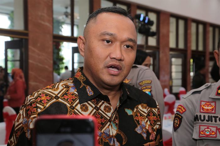 Direktur Utama PPD Pasar Surya Surabaya Agus Priyo. - Image