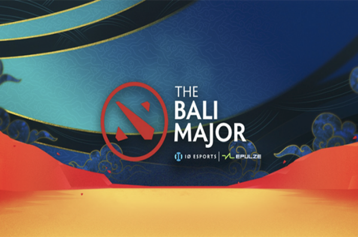Poster logo resmi Bali Major yang diselenggarakan oleh IO Esports dan Epulze Gaming (Twitter @wykrhm) - Image