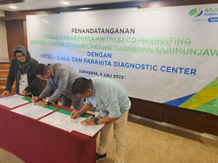 BPJAMSOSTEK Surabaya Karimunjawa menggenjot jumlah kepesertaan melalui kerja sama dengan beberapa pihak. - Image