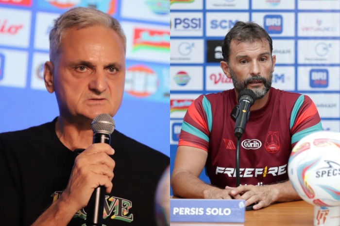 Pelatih PSS Sleman, Marian Mihail, akan beradu taktik kontra Pelatih Persis Solo, Leonardo Medina, dalam lanjutan Liga 1 di Stadion Maguwoharjo, Jumat (7/7). - Image