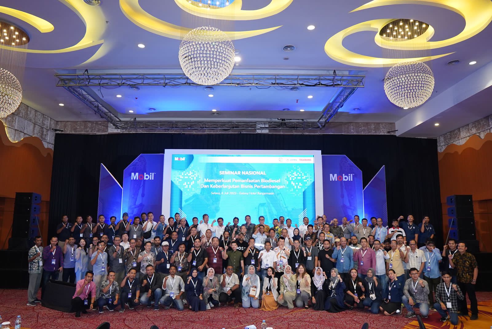 Melalui lini merek Mobil Lubricants untuk sektor Business to Business (B2B), PT ExxonMobil Lubricants Indonesia (PT EMLI) menggelar seminar bagi para pelaku industri tambang dan otomotif. (Istimewa)