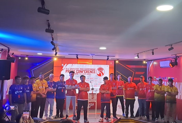 Indonesian Football e-League atau IFeL gelar turnamen sepak bola virtual skala internasional bertajuk IFeL SEA Championship 2023 pada 13 sampai 16 Juli di Point Arena, Jakarta. - Image