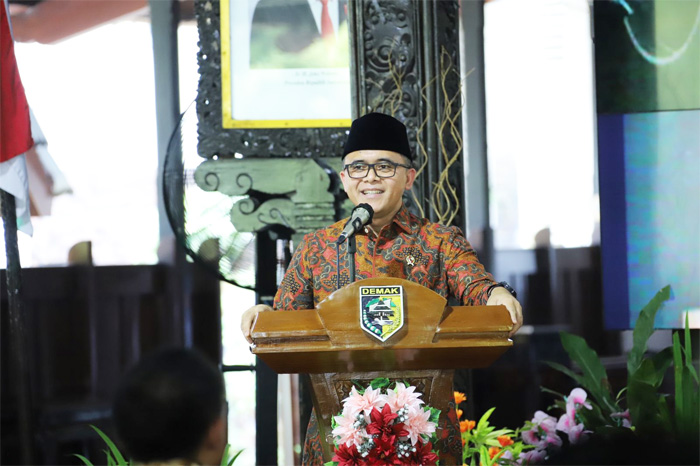 Menteri PANRB Abdullah Azwar Anas dalam acara Sapa ASN di Lingkungan Pemerintah Kabupaten Demak, Jumat, (14/07). (Istimewa). - Image
