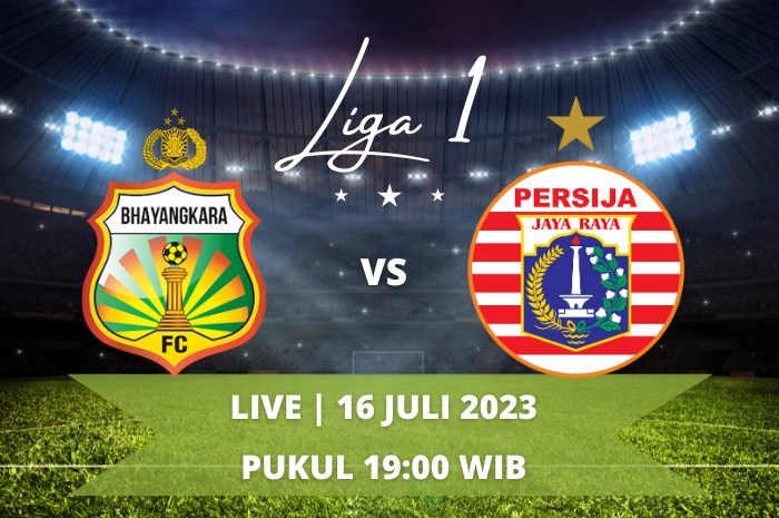 Jadwal Pertandingan Bhayangkara FC melawan Persija Jakarta. (Istimewa) - Image