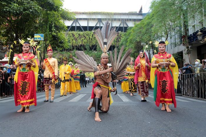 Salah satu peserta Surabaya Cross Culture International Folk Art Festival (SCCIFAF) 2023. - Image