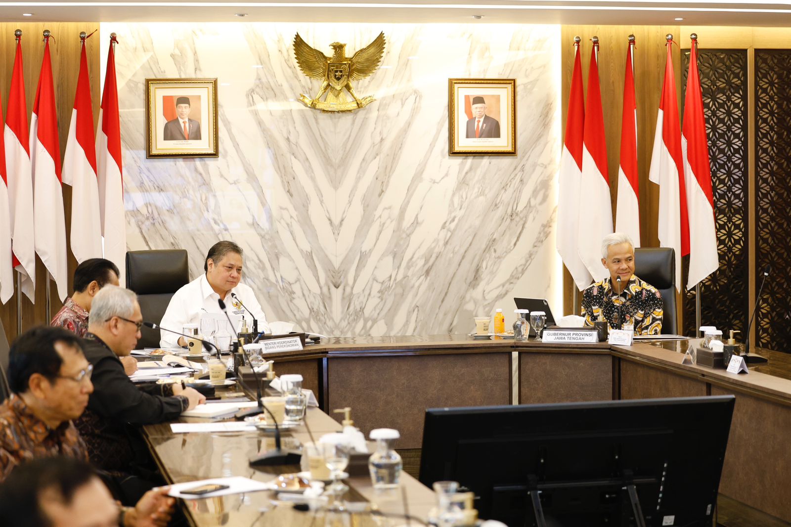 Rapat Koordinasi Pembahasan PSN di Jateng, yang diselenggarakan Kementerian Koordinator (Kemenko) Bidang Perekonomian RI pada Senin (17/7/2023). (Istimewa) - Image