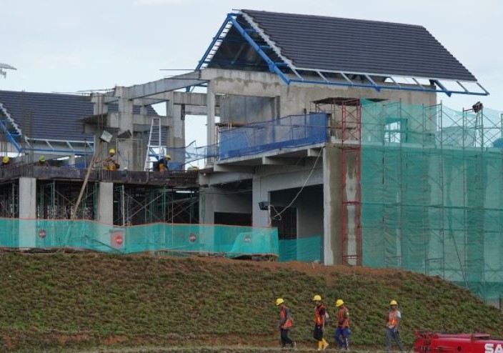 Pembangunan Rumah Tapak Jabatan Menteri di Ibu Kota Negara (IKN) Nusantara oleh Kementerian PUPR. - Image