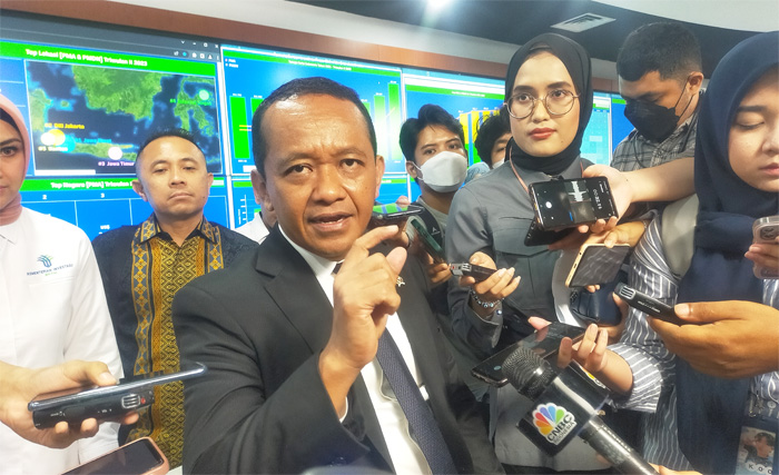 Menteri Investasi/Kepala Badan Koordinasi Penanaman Modal (BKPM) Bahlil Lahadalia. (Foto: Nurul Fitriana/JawaPos.com) - Image
