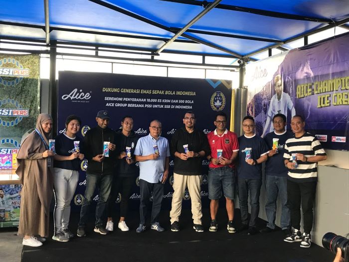 Aice Group konsistensi dukung percepatan pembangunan sepak bola Indonesia. - Image