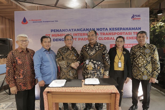 PT Humpuss Intermoda Transportasi Tbk (IDX HITS) menandatangani nota kesepemahaman (Memorandum of Understanding/MoU) dengan PT Padoma Global Neo Energi. - Image