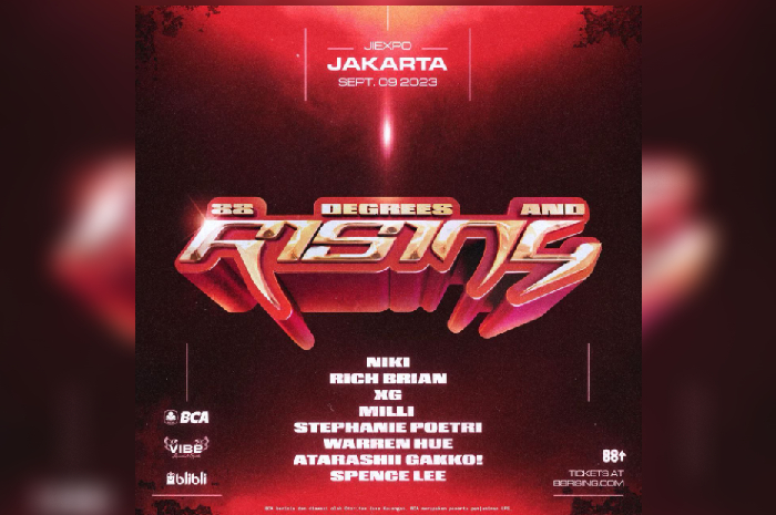 Pamflet konser 88 Degress and Rising. - Image