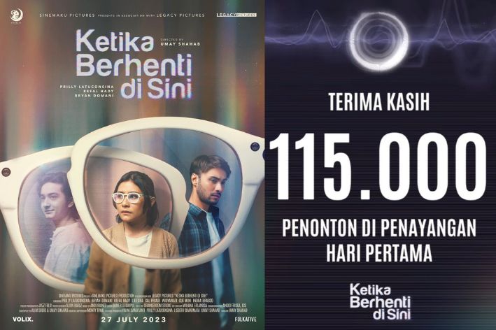 Film Ketika Berhenti Disini tembus 115 ribu Penonton. (Instgram/@prillylatuconsina96) - Image