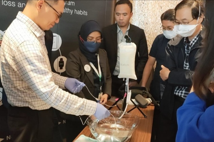 Gastric ballon atau balon lambung merupakan prosedur penurunan berat badan dengan menempatkan balon silicon lunak di dalam lambung untuk sementara. (IST) - Image
