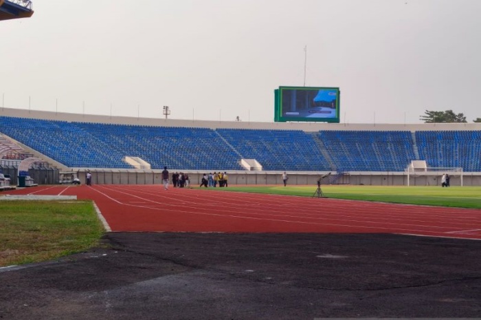 Stadion Si Jalak Harupat mendapat inspeksi dari FIFA sebagai salah satu venue Piala Dunia U-17. (Antara) - Image