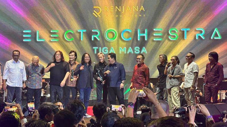 Konser Electrochestra Tiga Masa yang digelar oleh Renjana Production berlangsung meriah. Sejumlah menteri dan legislator hadir di acara itu. - Image