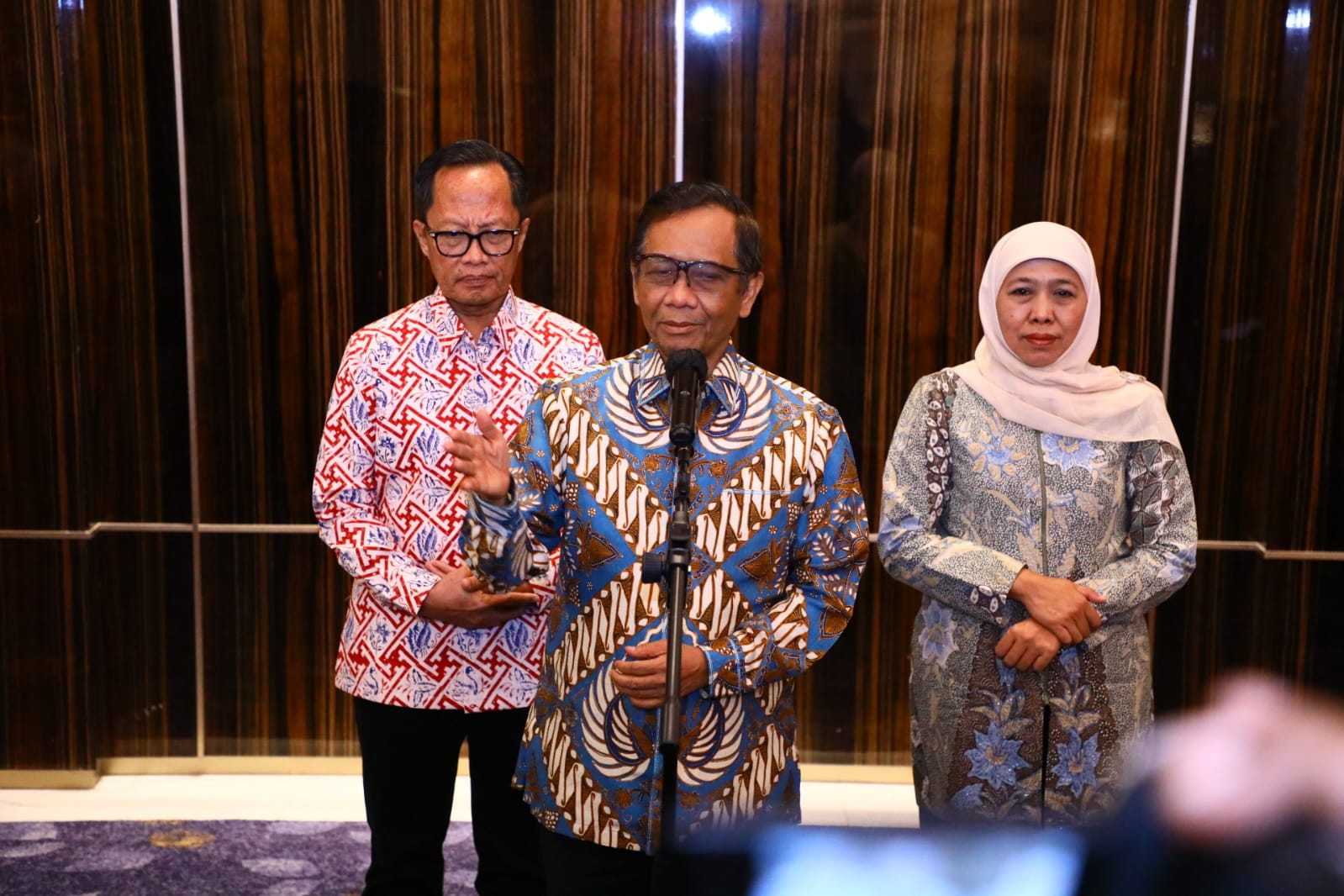 Menkopolhukam RI Prof Mahfud MD kembali menyambangi Jawa Timur. - Image