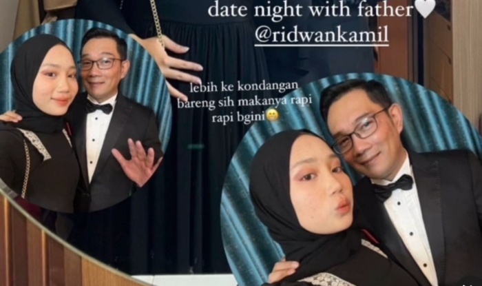 Momen kebersamaan Ridwan Kamil dengan putrinya, Camilia Laetitia Azzahra, yang mendapat banyak komentar. (Instagram/@ridwankamil) - Image