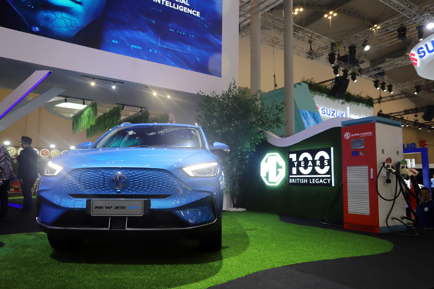 MG ZS EV di GIIAS 2023 di ICE BSD City, Tangerang Banten, Kamis (10/8/2023). - Image