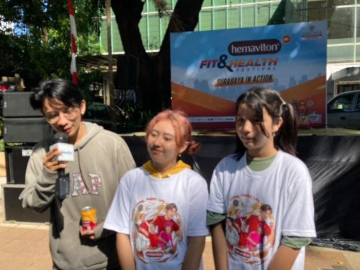 Kpop.countdownsby menjadi pengisi dalam pembuka event tahunan Hemaviton Fit and Health Festival 2023. - Image