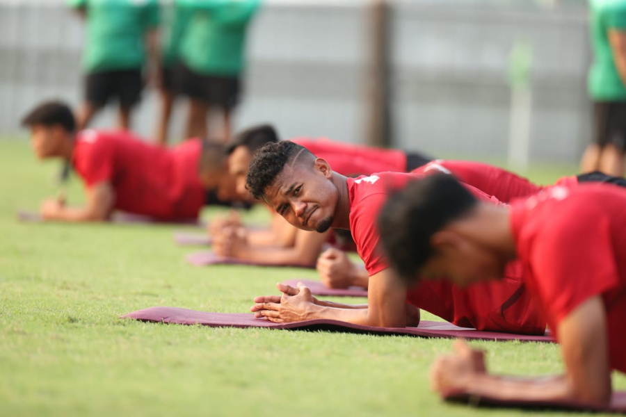 Timnas U-23 berlatih untuk mengharapi Piala AFF U-23 yang akan diadakan di Thailand pada 17-26 Agustus. (Dok PSSI) - Image