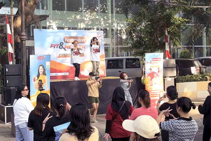 Kegiatan tahunan hemaviton Fit and Health Festival. Tahun ini, acara puncak hemaviton Fit & Health Festival 2023 bakal berlangsung pada 9 September di Grand City Surabaya. - Image