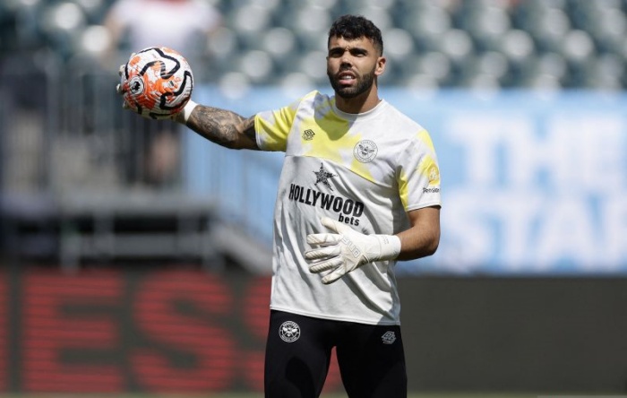 David Raya resmi dipinjam Arsenal selama satu musim dengan opsi dipatenkan. Raya akan menjadi pesaing kuat Aaron Ramsdale. (Antara) - Image