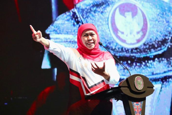 Gubernur Jawa Timur Khofifah Indar Parawansa. - Image