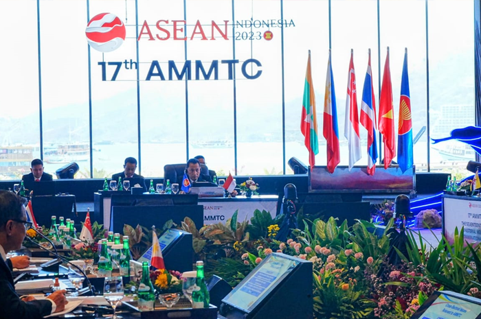 Kapolri Jenderal Listyo Sigit Prabowo di sidang ASEAN Ministerial Meeting On Transnational Crime (AMMTC). - Image