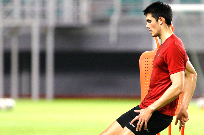 Elkan Baggott ambil bagian dalam skuad timnas Indonesia menghadapi Irak di Kualifikasi Piala Dunia 2026 pada Kamis (16/11). - Image