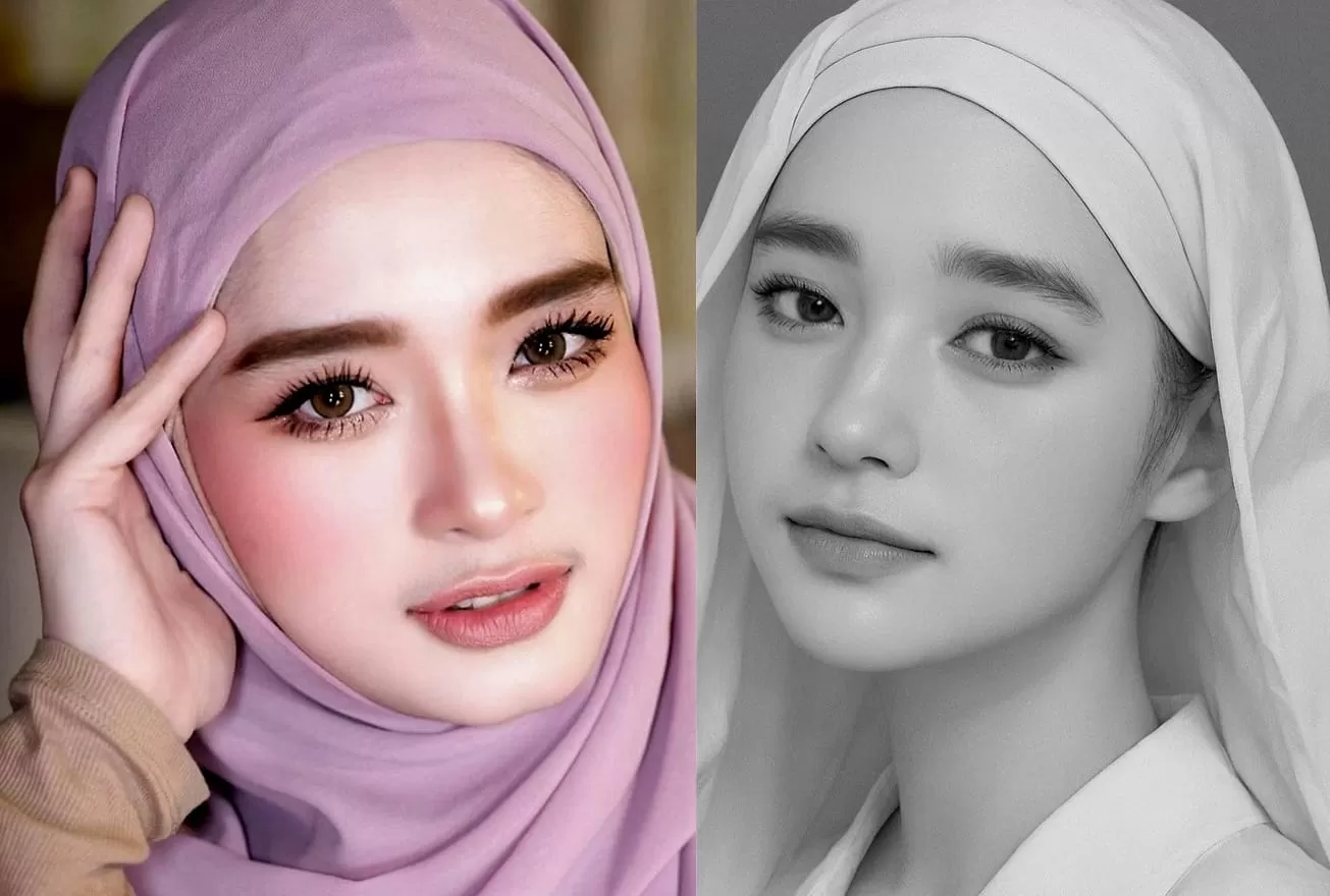 Inara Rusli mengunggah foto artis Korea yang mirip dengan dirinya. (Istimewa) - Image