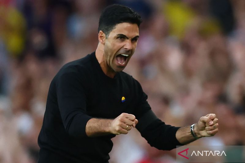 Pelatih Arsenal Mikel Arteta. (ANTARA) - Image
