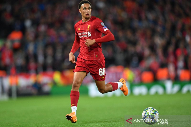 Bek Liverpool Trent Alexander-Arnold. (Photo by Paul ELLIS / AFP) (AFP/PAUL ELLIS) - Image