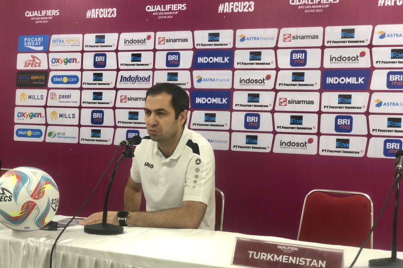Pelatih Timnas U-23 Turkmenistan Agamyradov Ahmet menilai Indonesia bisa tampil baik di Piala Asia U-23 2024 mendatang. - Image