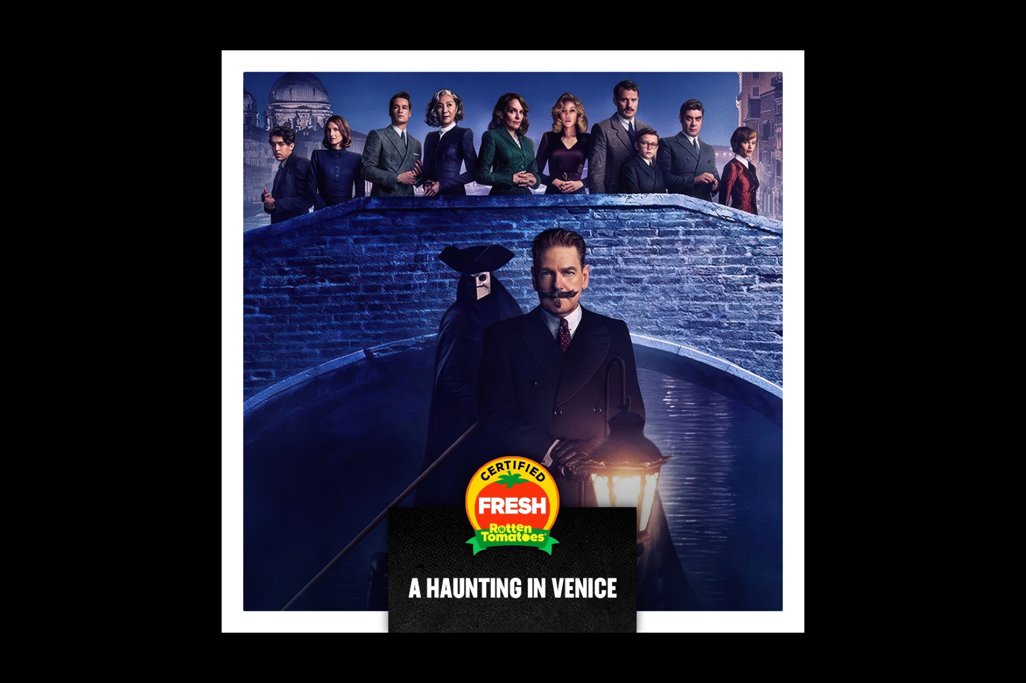 Certified Fresh dari Rotten Tomatoes untuk A Haunting in Venice. (Akun X @RottenTomatoes) - Image