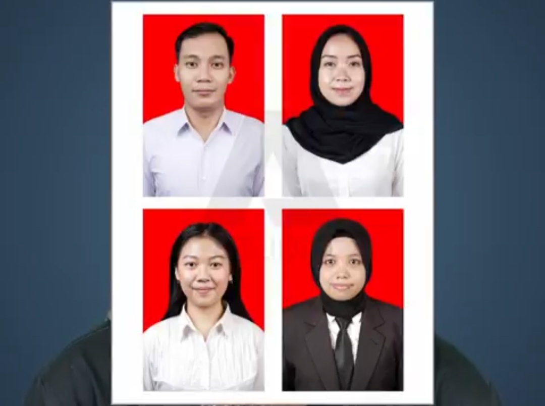 Contoh pas foto yang sesuai dengan ketentuan. - Image