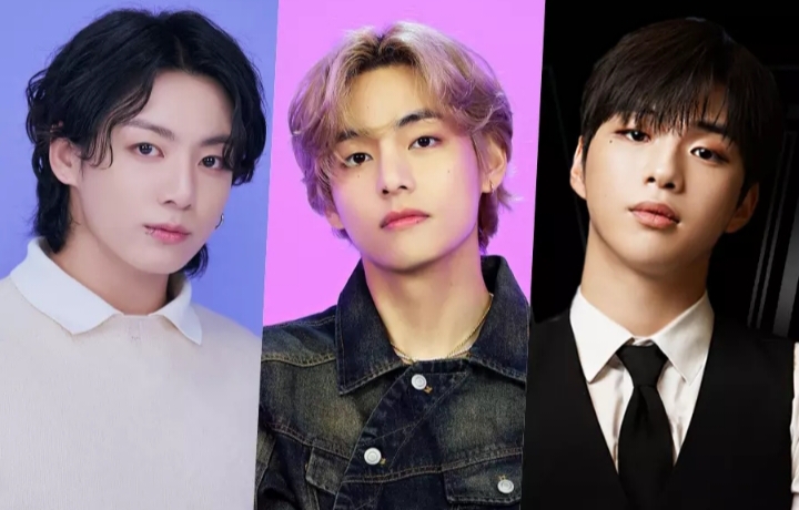 Jungkook dari BTS, V BTS, Kang Daniel Wanna One menduduki peringkat tiga besar. (Sumber foto: soompi) - Image