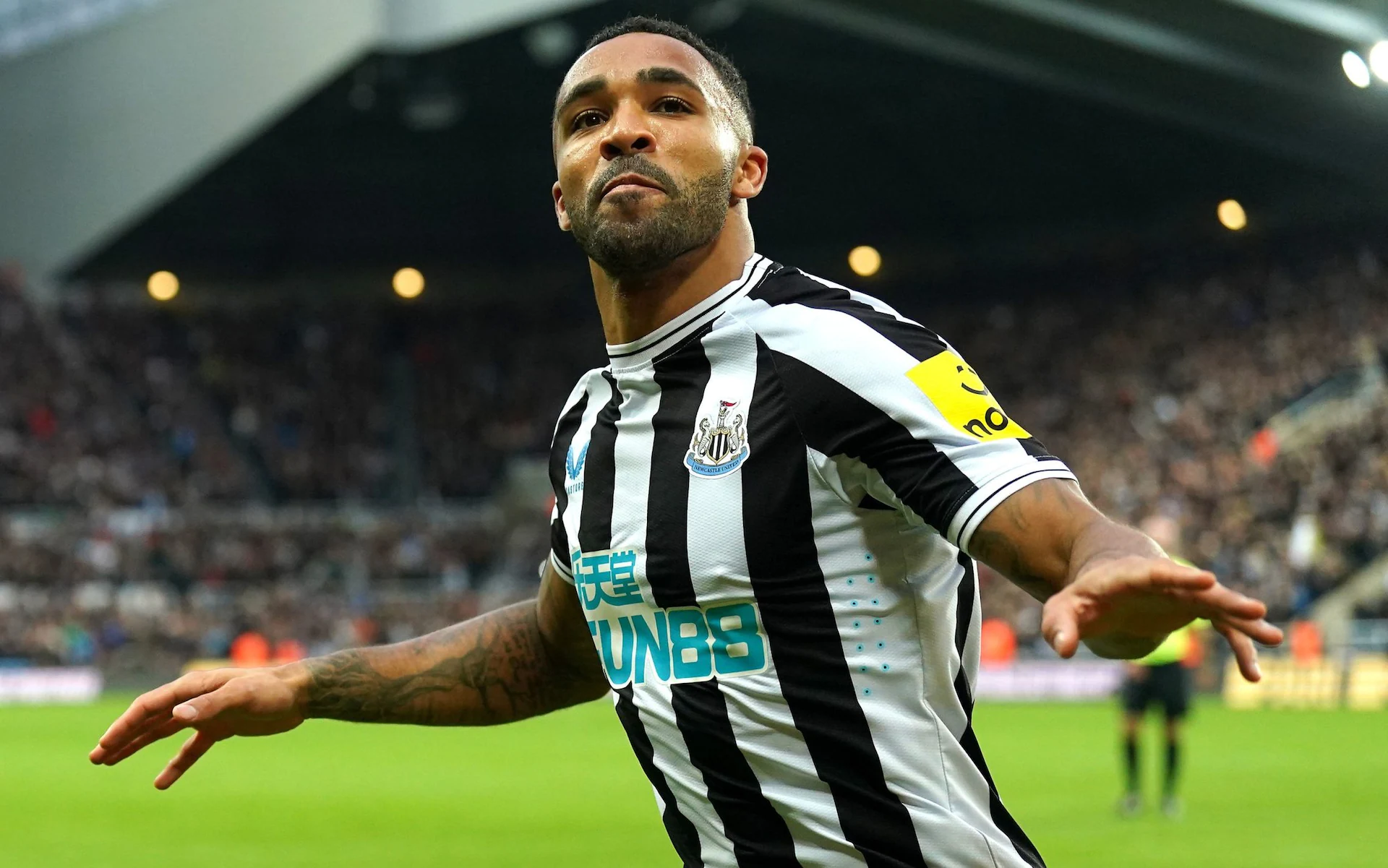 Callum Wilson mencetak gol semata wayang ke gawang Brentford. - Image