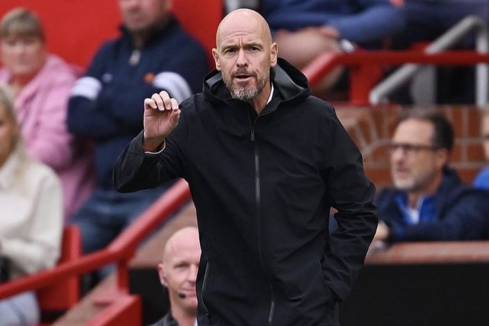 Pelatih Manchester United Erik Ten Hag. - Image