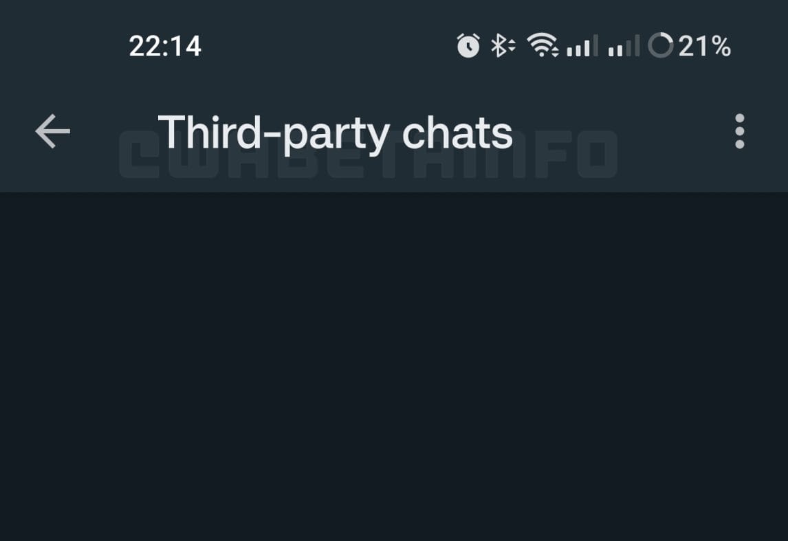 Menurut WABetaInfo, WhatsApp sedang menguji fitur obrolan pihak ketiga. - Image
