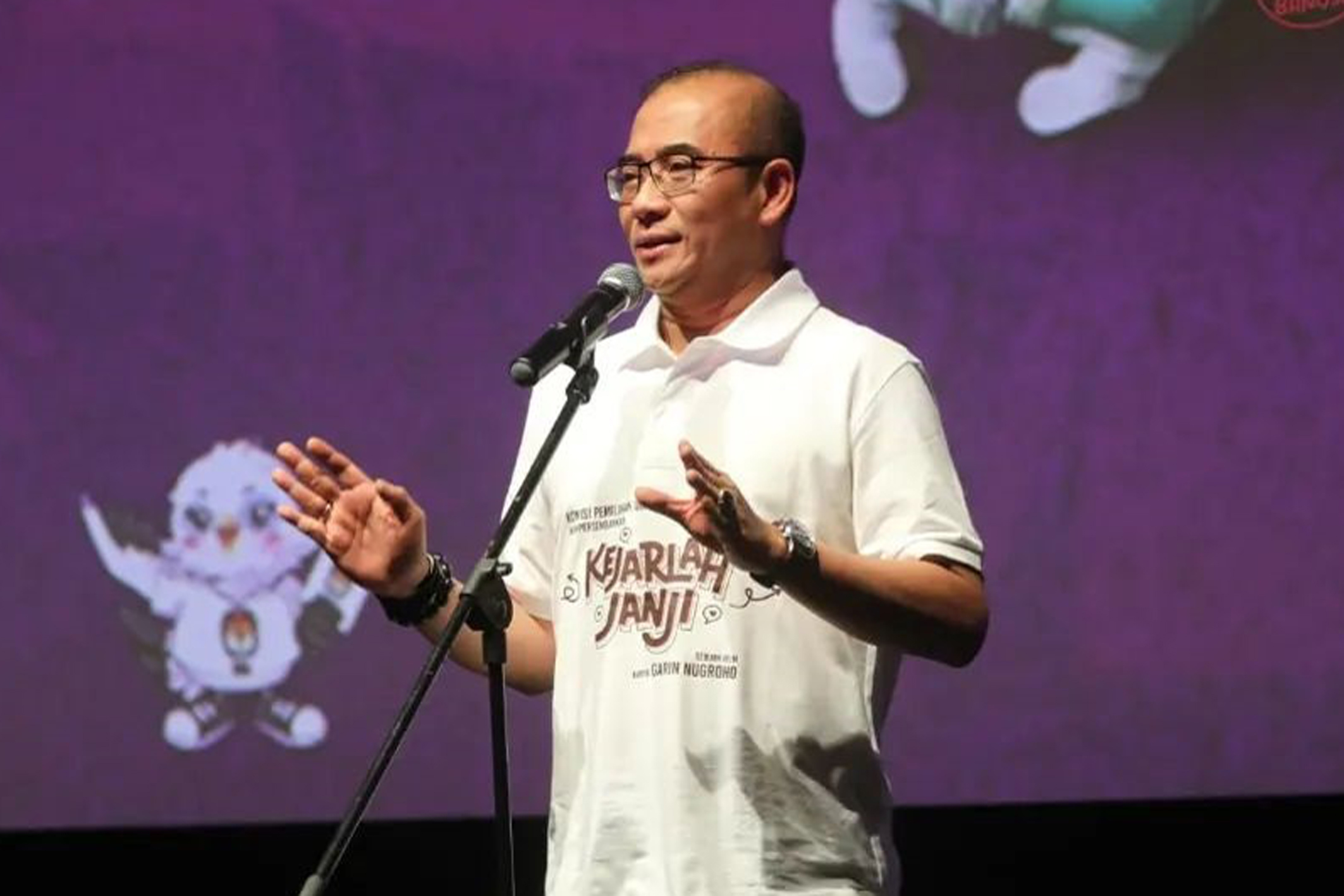 Ketua KPU RI, Hasyim Asy’ari saat Gala Premier Film Kejarlah Mimpi./ Instagram.com/kpu_ri - Image
